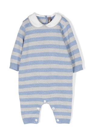 Light blue virgin wool romper LITTLE BEAR KIDS | 7105LATTECIELO